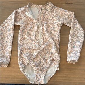 Rylee + cru 4-5y long sleeve swimsuit